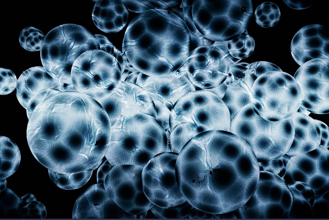 Image of space bubbles.