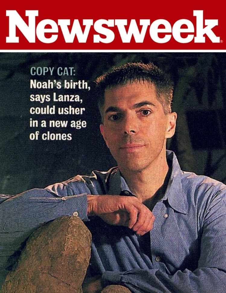 Newsweek Magazine cover of Dr. Robert Lanza